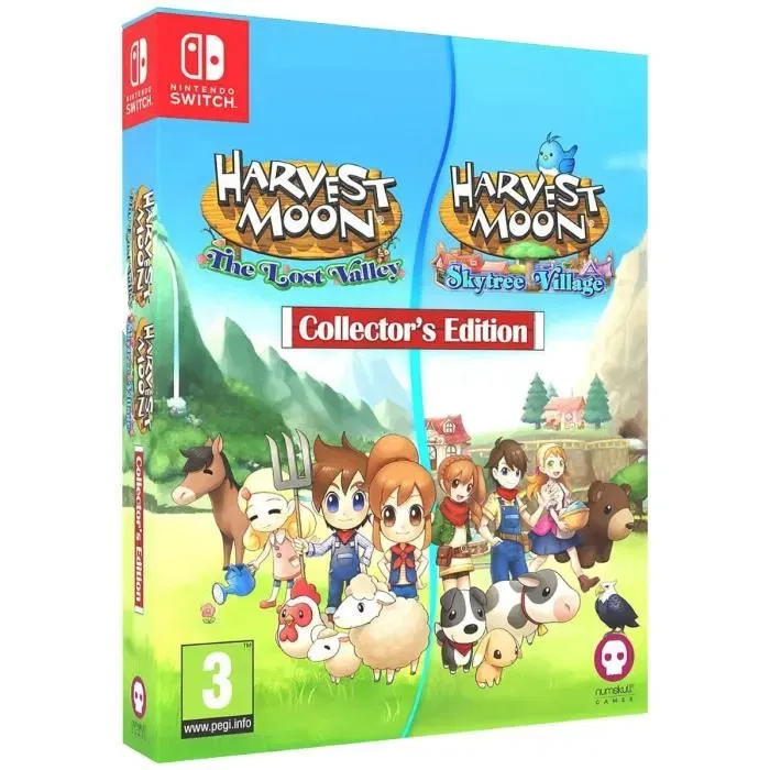 Just For Games - Harvest Moon The Lost Valley + Skytree Village - Edition Collector - Jeu Nintendo Switch - Version française Just For Games - Harvest Moon The Lost Valley + Skytree Village - Edition Collector - Jeu Nintendo Switch - Version française