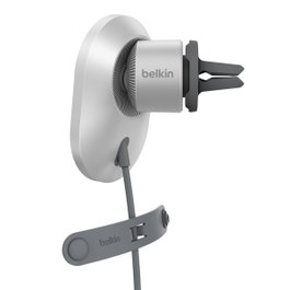 Belkin BoostCharge Pro Chargeur de voiture sans fil Magnétique Qi2 15W White / Grey