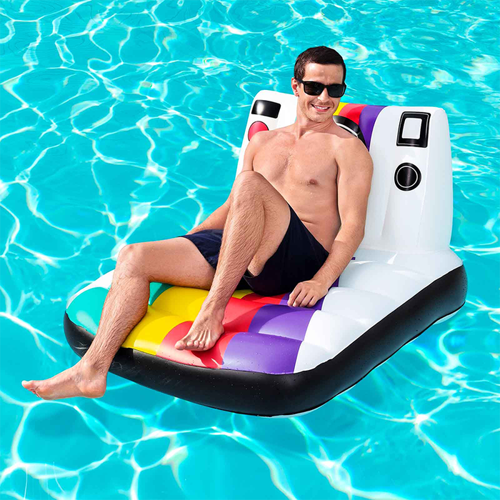 Bestway 43656 Siège Gonflable avec Forme d'Appareil Photo 127x102 cm pour Plage et Piscine Bestway 43656 Siège Gonflable avec Forme d'Appareil Photo 127x102 cm pour Plage et Piscine
