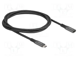 DELOCK Câble USB-C bidirectionnel 1m noir