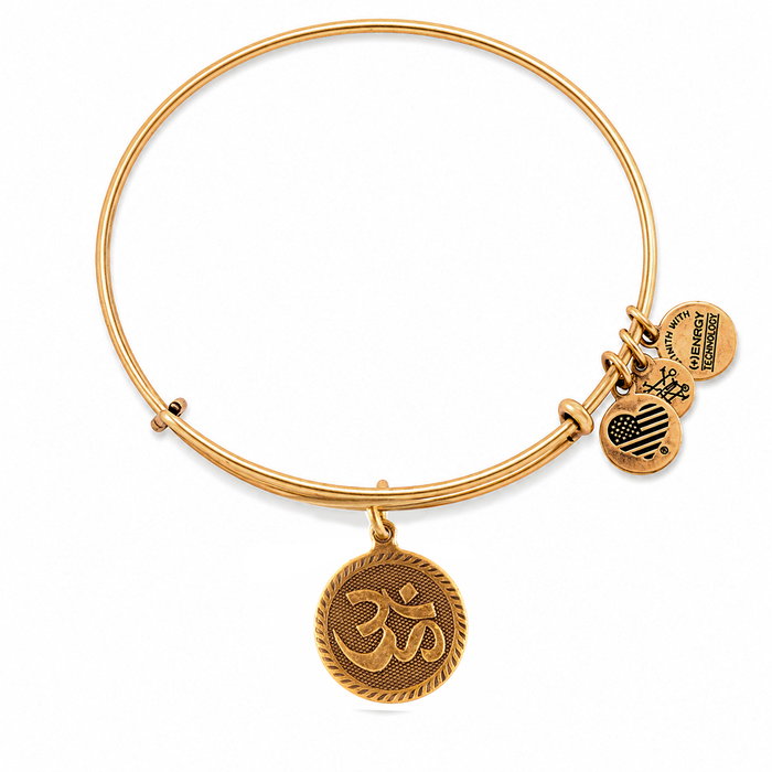 Alex And Ani Bracelet Symbole OM Doré Alex And Ani Bracelet Symbole OM Doré