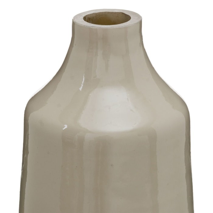 BigBuy Home Bouteille décorative Beige Argenté 15 x 11 x 37 cm BigBuy Home Bouteille décorative Beige Argenté 15 x 11 x 37 cm