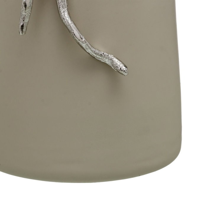 BigBuy Home Bouteille décorative Beige Argenté 15 x 11 x 37 cm BigBuy Home Bouteille décorative Beige Argenté 15 x 11 x 37 cm