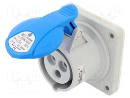 SEZ DK Connecteur d'alimentation AC triphasé femelle 16A IP54