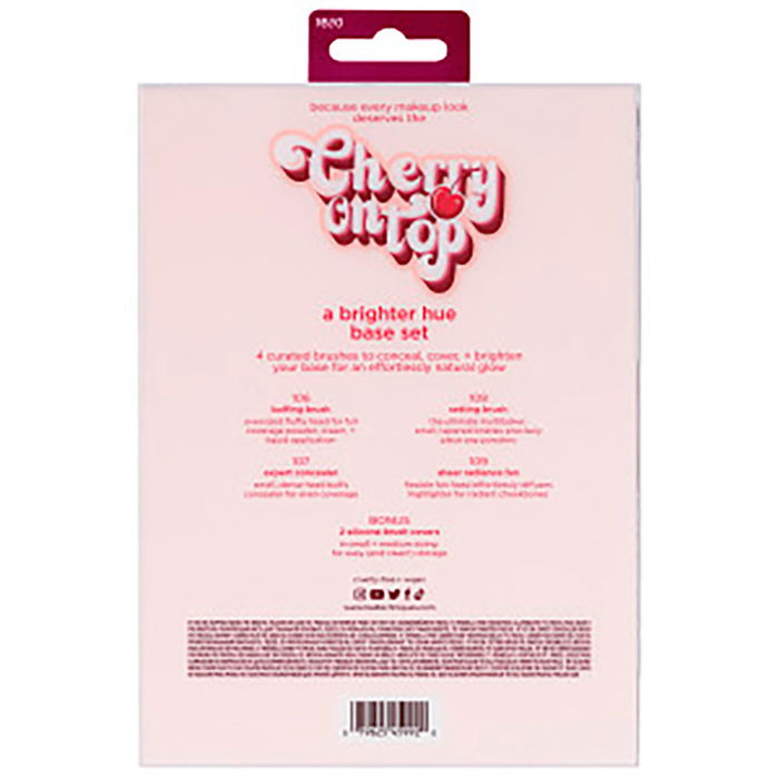 Real Techniques Set de Pinceaux de Maquillage A Brighter Hue 6 Pièces avec Housses en Silicone Real Techniques Set de Pinceaux de Maquillage A Brighter Hue 6 Pièces avec Housses en Silicone