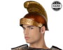 Atosa Casque Romain Doré avec Panache et Reliefs pour Adulte