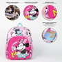 Cerdá - Mochila Escolar Minnie pour École - Sac à Dos pour Enfants 38 cm, Taille Moyenne, Dimensions 31 x 12 x 38 cm, Couleur Fuchsia
