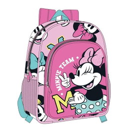 Cerdá - Mochila Escolar Minnie pour École - Sac à Dos pour Enfants 38 cm, Taille Moyenne, Dimensions 31 x 12 x 38 cm, Couleur Fuchsia
