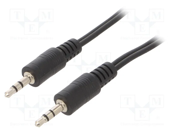 GEMBIRD Câble Jack 3,5mm 3pin stéréo, 5m, noir GEMBIRD Câble Jack 3,5mm 3pin stéréo, 5m, noir