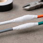 WOLFPACK LINEA PROFESIONAL Ruban isolant 30 m x 25 mm blanc