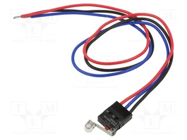 Aratas (Formerly Omron Components) Microcommutateur SNAP ACTION D2JW-01K21-MD SPDT avec levier à rouleau