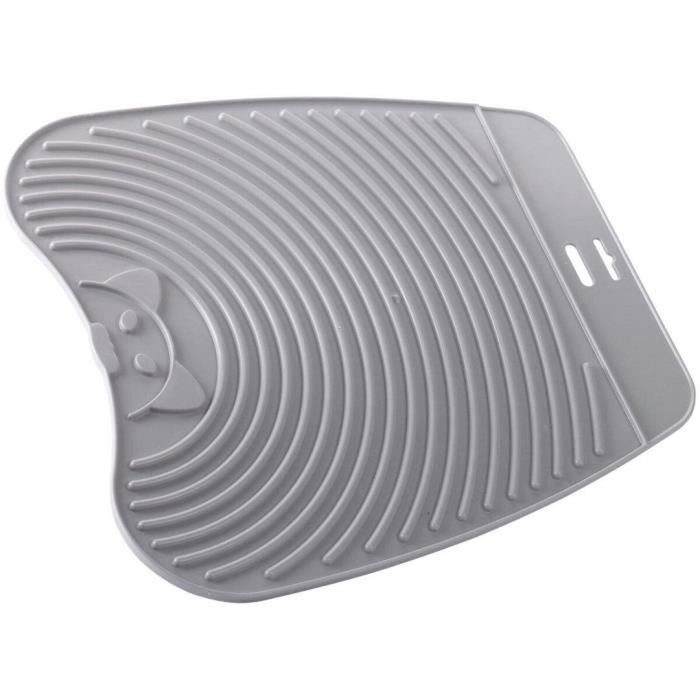 Kerbl Tapis pour litière gris 39 x 35 cm