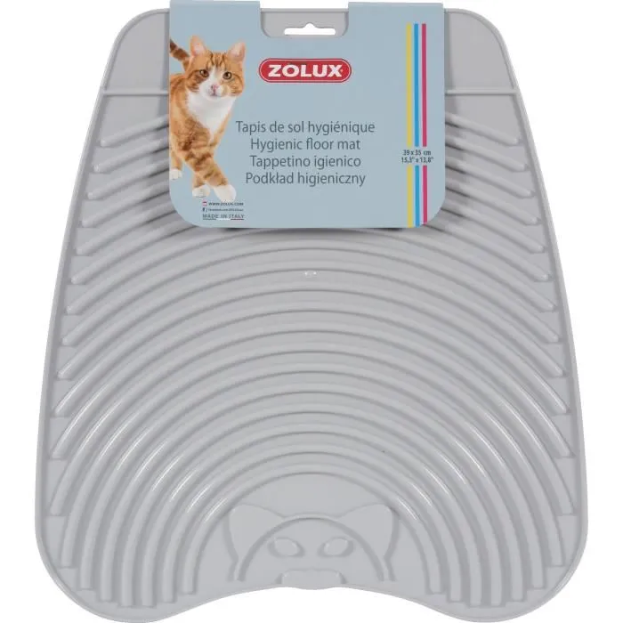 Kerbl Tapis pour Litière Chats 39 * 35 cm, Paillasson Lavable en Plastique pour Bac à Litière