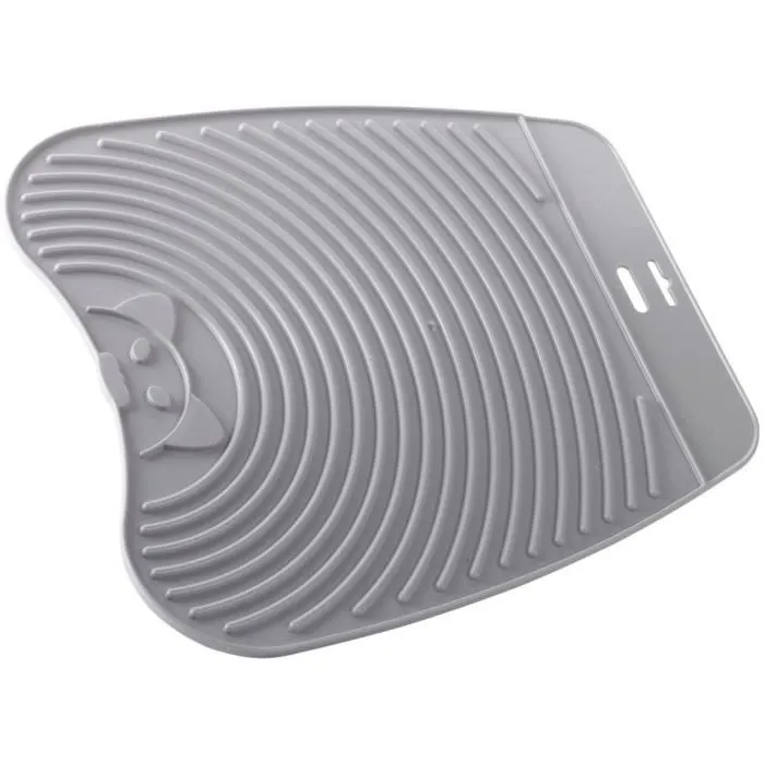 Kerbl Tapis pour Litière Chats 39 * 35 cm, Paillasson Lavable en Plastique pour Bac à Litière