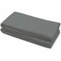 Home Linge Passion Drap plat en microfibre Gris anthracite 240 x 300 cm