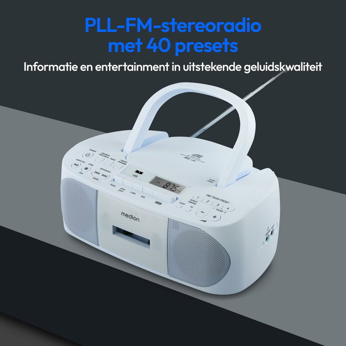 Medion Radio CD K7 - Bleu Medion Radio CD K7 - Bleu