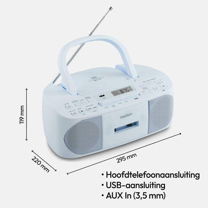 Medion Radio CD K7 - Bleu Medion Radio CD K7 - Bleu