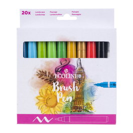 Ecoline Ecoline Brush Pen estuche Paisaje - 20 couleurs