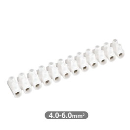 GSC Evolution Pack de 10 réglettes de connexion 6 mm2 - Blanc