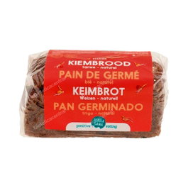 Terrasana Pan De Trigo Germinado 400Gr. Vegan, pain au blé germé biologique, sans levure