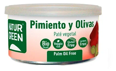 NaturGreen Paté piment et olives bio 125 g NaturGreen Paté piment et olives bio 125 g