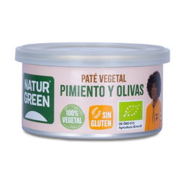 NaturGreen Paté piment et olives bio 125 g