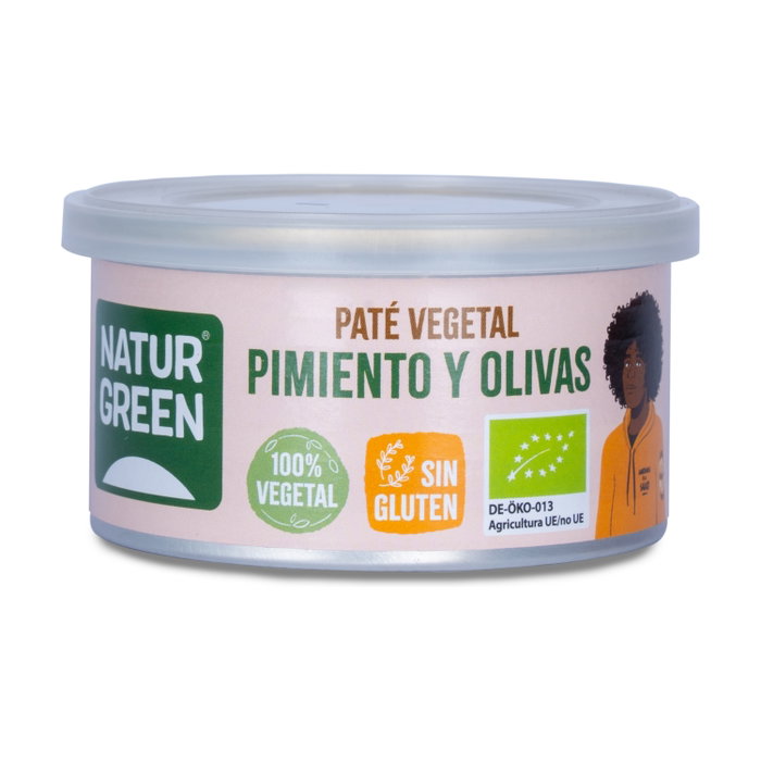 NaturGreen Paté piment et olives bio 125 g NaturGreen Paté piment et olives bio 125 g