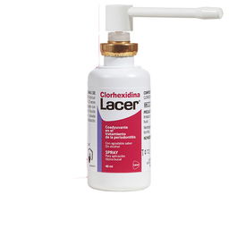 Lacer Chlorhexidine Spray Antiseptique Buccal Sans Alcool, 40 ml
