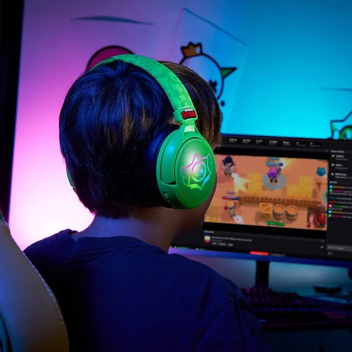 Subsonic Casque gaming Brawl Stars sans fil avec LED