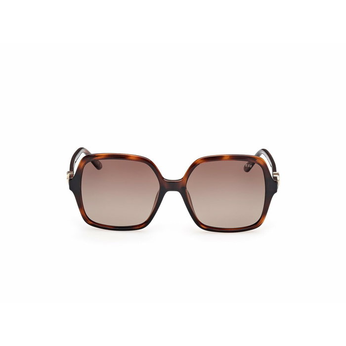 GUESS GU00190 Polarisé Lunettes de Soleil Femme 52H Verres 57 mm Branches 140 mm Design Carré