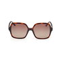 GUESS GU00190 Polarisé Lunettes de Soleil Femme 52H Verres 57 mm Branches 140 mm Design Carré