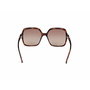 GUESS GU00190 Polarisé Lunettes de Soleil Femme 52H Verres 57 mm Branches 140 mm Design Carré