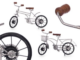 GIFTDECOR BICICLETA GRD PLATEADA SURT 2 MOD