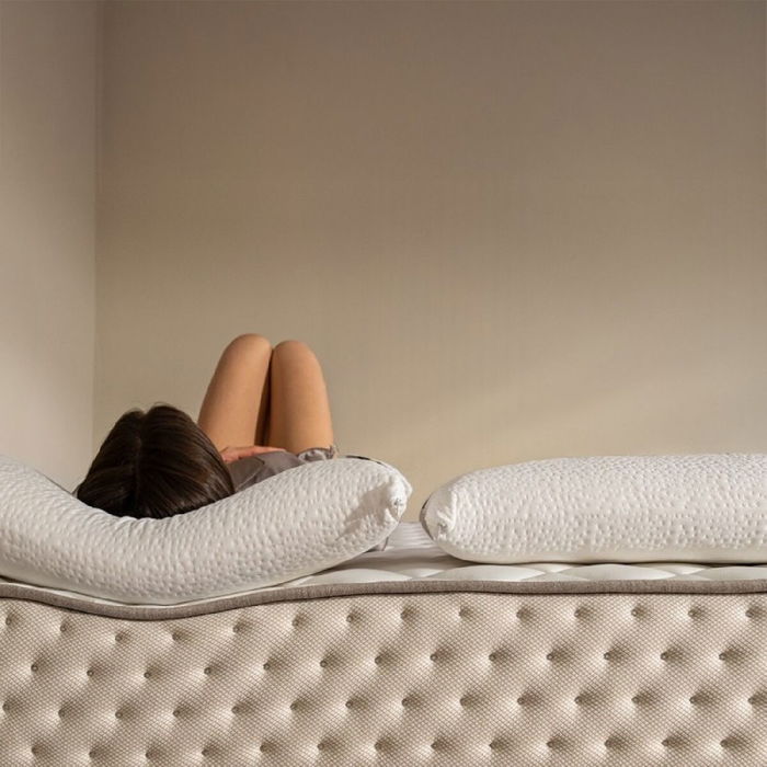 Cecotec Matelas Flow 6790 Hybrid 150x190 cm ferme ressorts zones confort