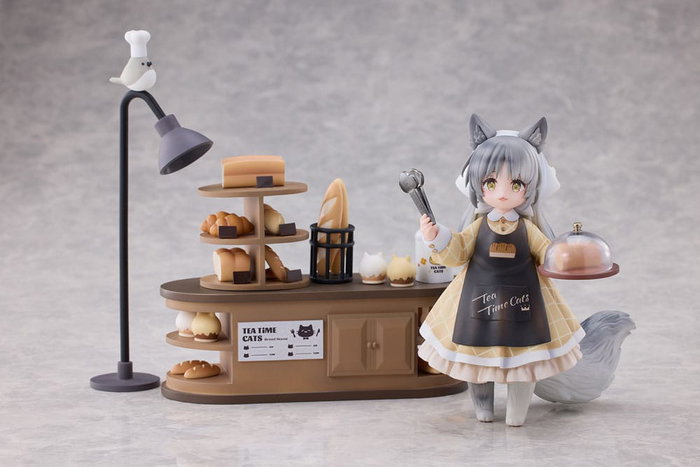 Decorated Life Collection statuette PVC Tea Time Cats - Cat Town Bakery Staff & Customer Set 12 cm