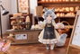 Decorated Life Collection statuette PVC Tea Time Cats - Cat Town Bakery Staff & Customer Set 12 cm