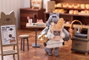 Decorated Life Collection statuette PVC Tea Time Cats - Cat Town Bakery Staff & Customer Set 12 cm