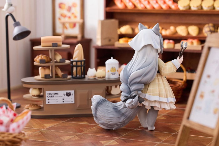 Decorated Life Collection statuette PVC Tea Time Cats - Cat Town Bakery Staff & Customer Set 12 cm