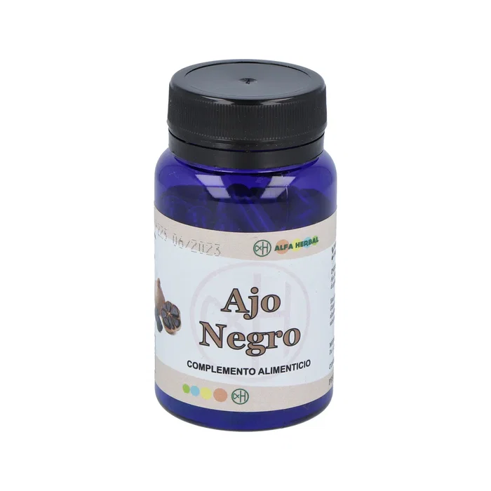 ALFA HERBAL Ail Noir 60 Capsules Complément Alimentaire Antioxydant Immunité ALFA HERBAL Ail Noir 60 Capsules Complément Alimentaire Antioxydant Immunité