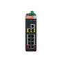 Dahua - Commutateur industriel géré Gigabit 10 ports avec PoE+ sur 8 ports - Supporte PoE longue distance 250 m, VLAN, agrégation de liens