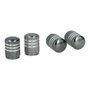 Lifetime Set de 4 bouchons pour roue de voiture gris plomo