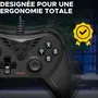 The G-LAB K-PAD HELIUM - Manette de jeu filaire USB pour PC et PlayStation - Noir