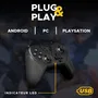 The G-LAB K-PAD HELIUM - Manette de jeu filaire USB pour PC et PlayStation - Noir