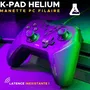 The G-LAB K-PAD HELIUM - Manette de jeu filaire USB pour PC et PlayStation - Noir