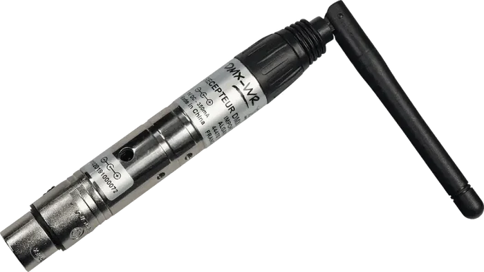 ALGAMLIGHT Récepteur DMX sans fil 3 broches XLR femelle 2,4 GHz pour éclairage scénique ALGAMLIGHT Récepteur DMX sans fil 3 broches XLR femelle 2,4 GHz pour éclairage scénique