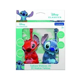 Lexibook Talkies-walkies Stitch 3D - Portée 500 m - 2 canaux - Design 3D amusant pour enfants
