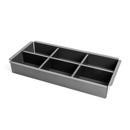 HERRAJES ALK Cesta de Metal para Bastidor Óptima en graphite