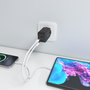 Chargeur mural Aisens ASCH-65W2P079-BK Noir 65 W