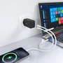 Chargeur mural Aisens ASCH-65W2P079-BK Noir 65 W