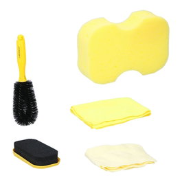 Dunlop Set de nettoyage pour voiture, 5 pièces